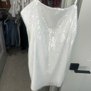 White sequin mini dress from 12th tribe - never worn!